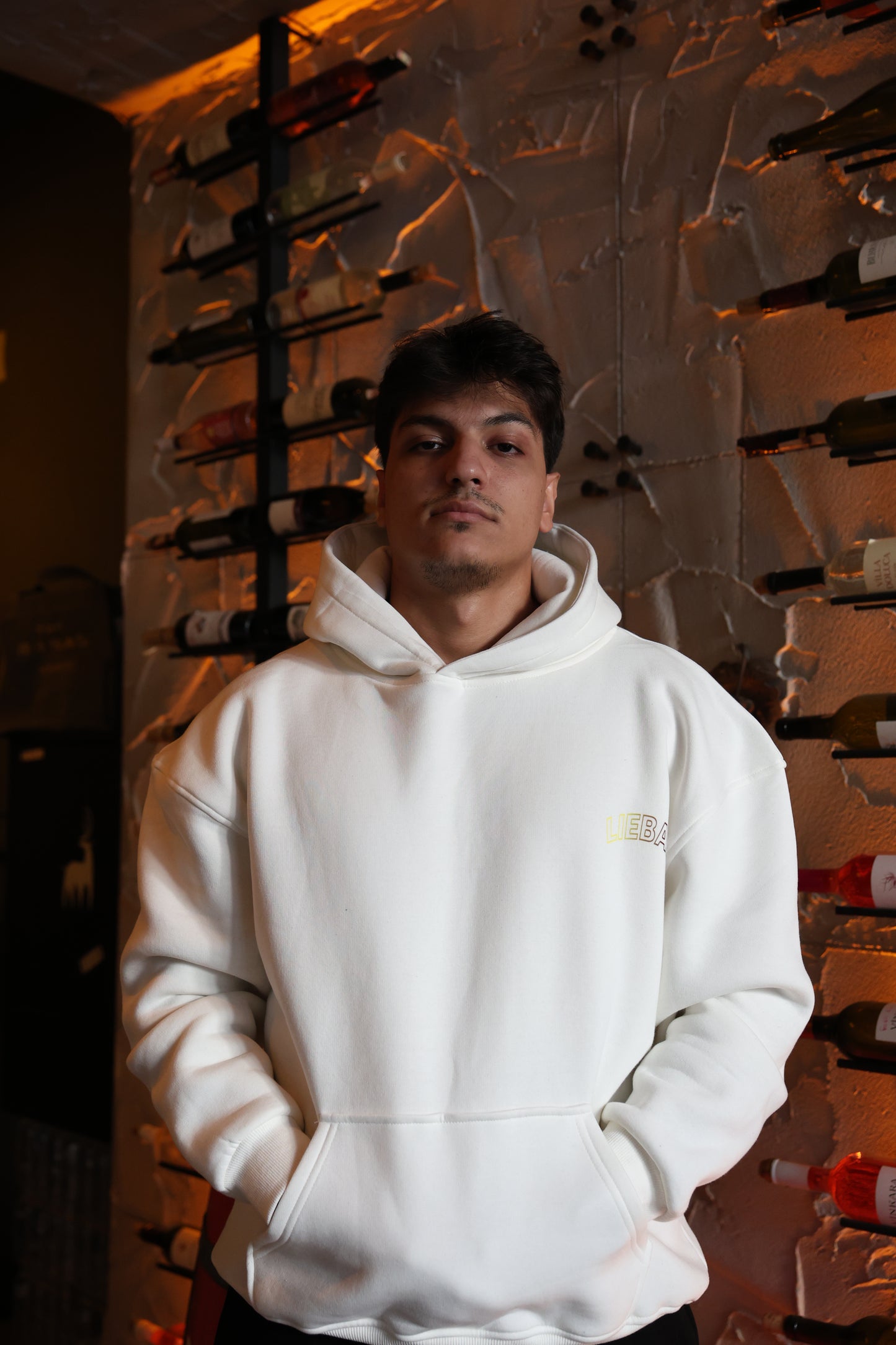 Premium Beyaz "2SIDE" Oversize Hoodie