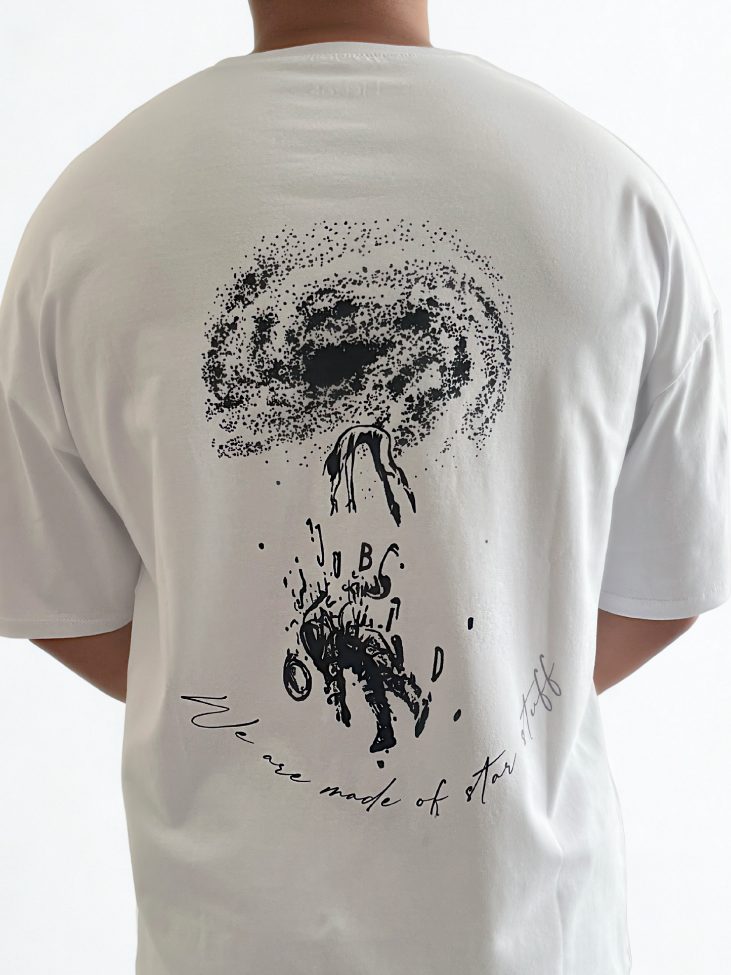 Star Stuff Oversize Beyaz T-Shirt