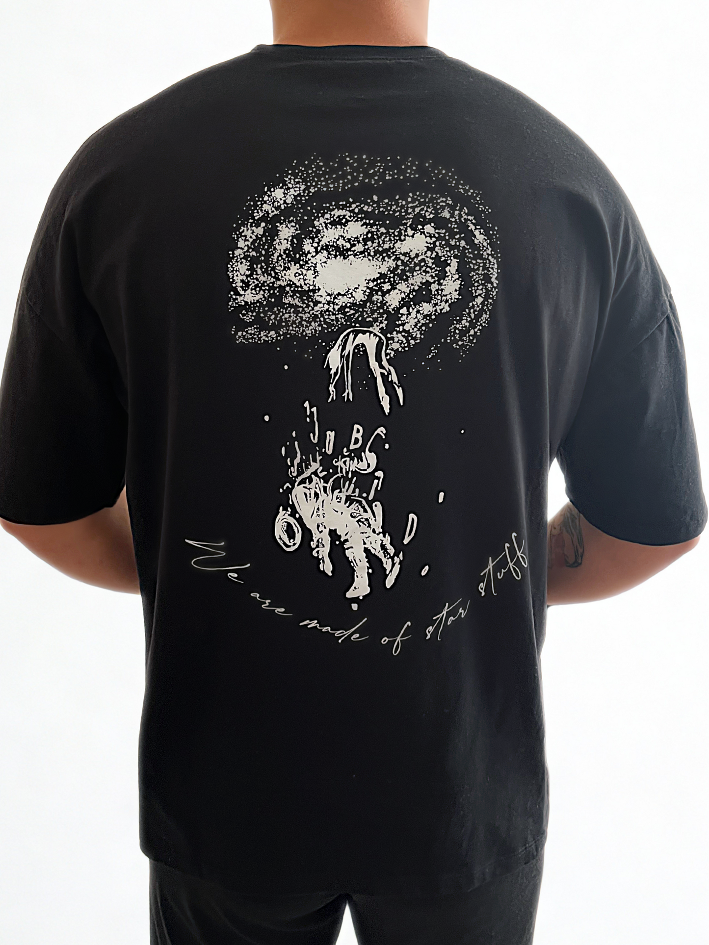 Star Stuff Oversize Siyah T-Shirt