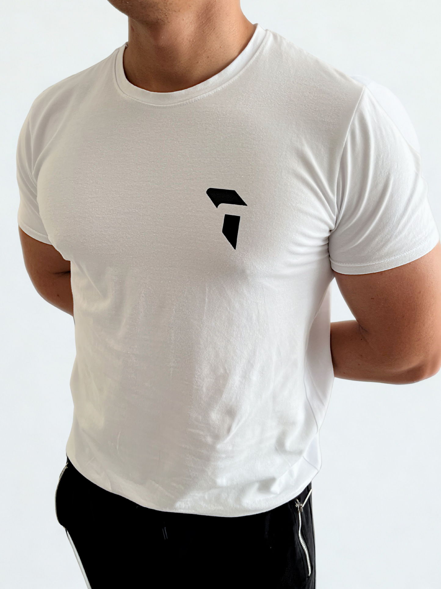 Slim Fit Basic Beyaz T-Shirt