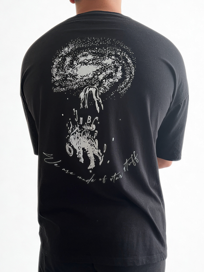 Star Stuff Oversize Siyah T-Shirt