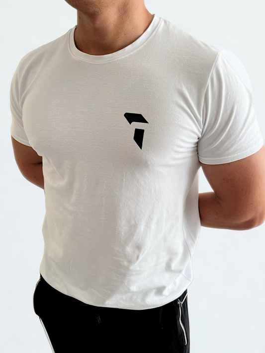 Slim Fit Basic Beyaz T-Shirt